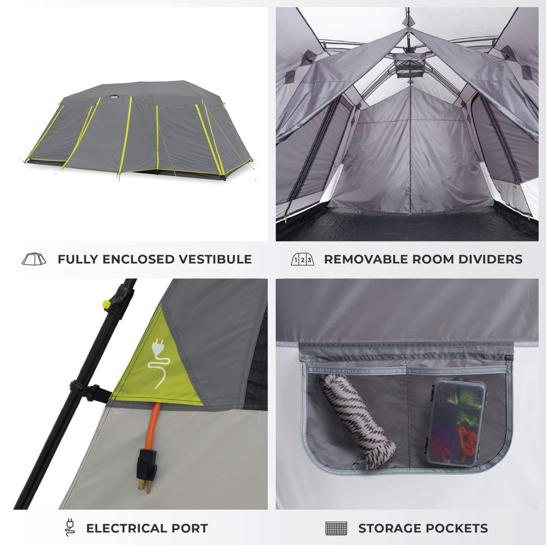 instant tent 12 person Cabin with Full Rainfly – Core Equipment Canada All Holsters Four built Tent Part:Hubba Hubba 1 Pole Set Kostenerstattungsprinzip in PKV: Definition