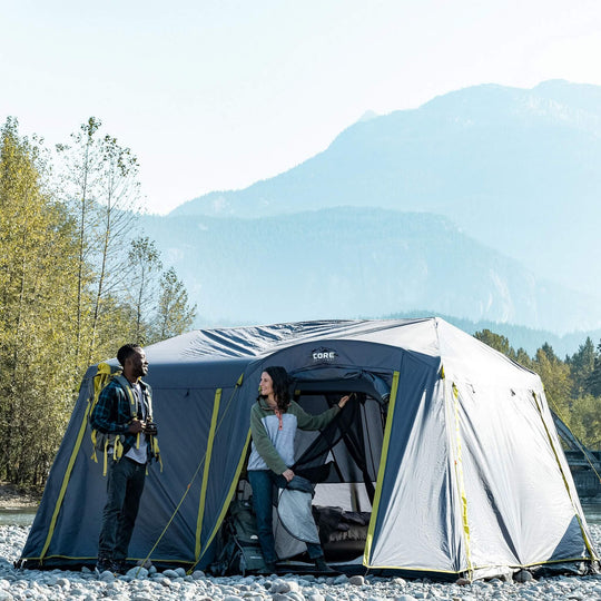 core 9 tent 9 Person Instant Cabin Tent with Full Rainfly – Core Equipment Canada