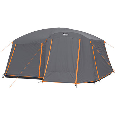 CORE 6 Person Lighted Blockout Tent with Full Rainfly