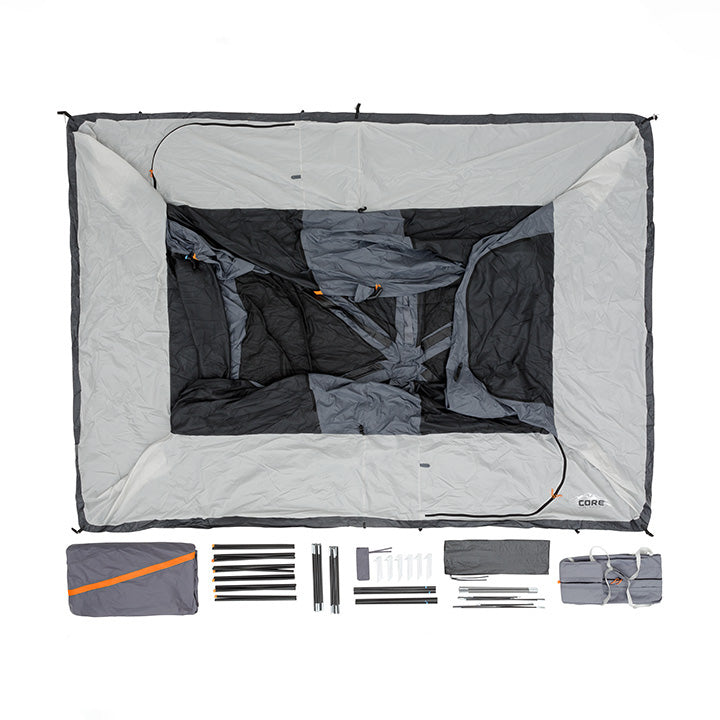 10 Person Straight Wall Cabin Tent with Full Rainfly 14' x 10' – Core  Equipment Canada